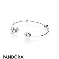 Women's Pandora Open Mix Mickey And Minnie In Silver Jewelry Women's Pandora Open Mix Mickey And Minnie In Silver Jewelry