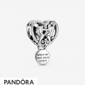 Women's Pandora Openwork Seahorses Heart Charm Jewelry