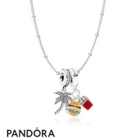 Women's Pandora Party In Paradise Necklace Set Jewelry Women's Pandora Party In Paradise Necklace Set Jewelry