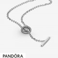 Women's Pandora Pave Circle Logo T Jewelry