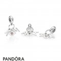 Women's Pandora Perfect Mom Dangle Charm Soft Pink Lilac Crystal Jewelry