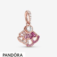 Women's Pandora Pink Fan Dangle Charm Jewelry Women's Pandora Pink Fan Dangle Charm Jewelry
