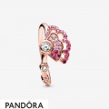 Women's Pandora Pink Fan Ring Jewelry