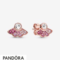 Women's Pandora Pink Fan Stud Earrings Jewelry Women's Pandora Pink Fan Stud Earrings Jewelry
