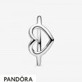 Women's Pandora Polished Open Heart Ring Jewelry