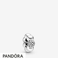 Women's Pandora Polished & Pave Bead Spacer Charm Jewelry Women's Pandora Polished & Pave Bead Spacer Charm Jewelry