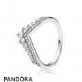 Women's Pandora Princess Wishbone Ring Jewelry