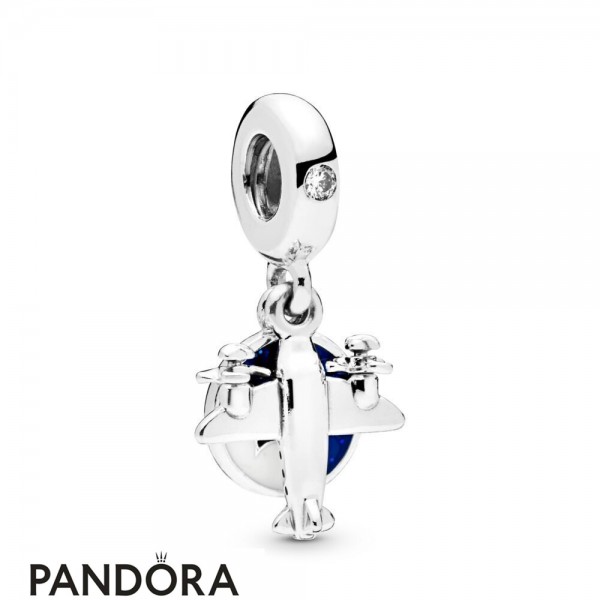 Women's Pandora Propeller Plane Dangle Charm Jewelry