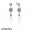 Women's Pandora Regal Droplets Hanging Earrings Jewelry