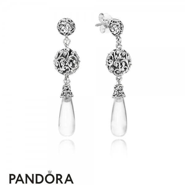 Women's Pandora Regal Droplets Hanging Earrings Jewelry