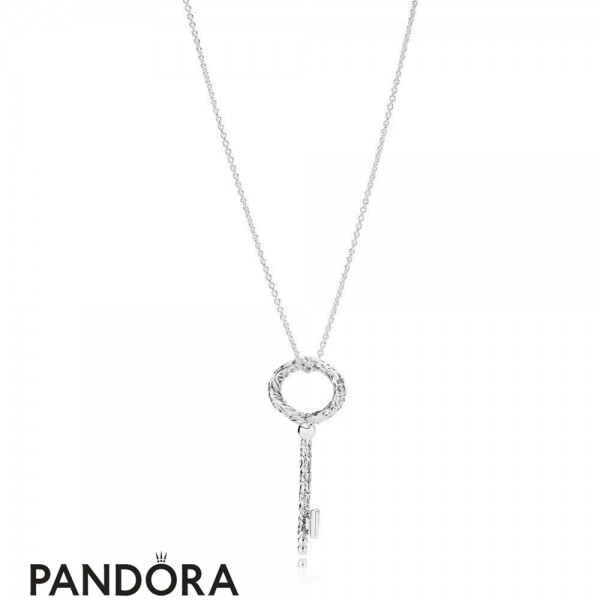 Women's Pandora Regal Key Necklace Jewelry