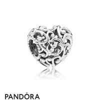 Women's Pandora Regal Pattern Heart Openwork Charm Jewelry Women's Pandora Regal Pattern Heart Openwork Charm Jewelry