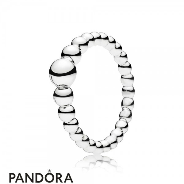 Women's Pandora Ring Of Pearls In Silver Jewelry