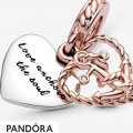 Women's Pandora Rope Heart & Love Anchor Dangle Charm Jewelry