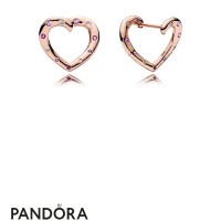 Pandora Rose Bright Heart Hoops Jewelry Pandora Rose Bright Heart Hoops Jewelry