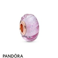 Pandora Rose Glittering Grooves Murano Charm Jewelry Pandora Rose Glittering Grooves Murano Charm Jewelry