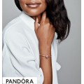Pandora Rose Glittering Grooves Murano Charm Jewelry