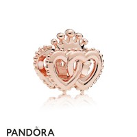 Pandora Rose Interlocked Crowned Hearts Charm Jewelry Pandora Rose Interlocked Crowned Hearts Charm Jewelry