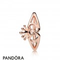 Pandora Rose Interlocked Crowned Hearts Ring Jewelry