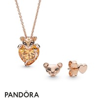Pandora Rose Lioness Necklace And Earrings Gift Set Jewelry Pandora Rose Lioness Necklace And Earrings Gift Set Jewelry