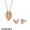 Pandora Rose Lioness Necklace And Earrings Gift Set Jewelry