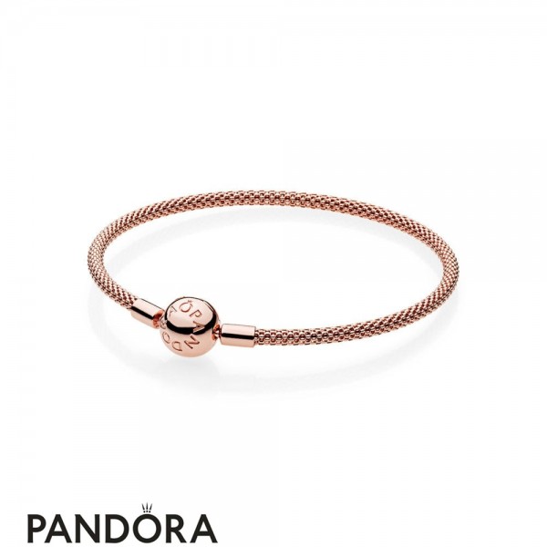 Pandora Rose Moments Mesh Bracelet Jewelry