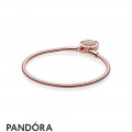 Pandora Rose Moments Smooth Bracelet With Pandora Signature Padlock Clasp Jewelry