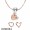 Pandora Rose Mother & Daughter Necklace And Earring Set Jewelry
