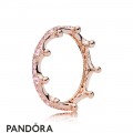 Pandora Rose Pink Enchanted Crown Ring Jewelry