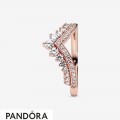 Pandora Rose Princess Wishbone Ring Jewelry