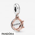 Pandora Rose Regal Queen Crown Hanging Charm Jewelry