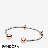 Pandora Rose Snake Chain Style Open Bracelet Jewelry Pandora Rose Snake Chain Style Open Bracelet Jewelry