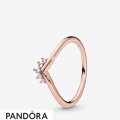 Pandora Rose Tiara Wishbone Ring Jewelry