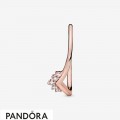 Pandora Rose Tiara Wishbone Ring Jewelry