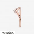 Pandora Rose Tiara Wishbone Ring Jewelry