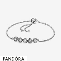 Women's Pandora Round Sparkle Slider Bracelet Jewelry Women's Pandora Round Sparkle Slider Bracelet Jewelry
