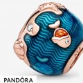 Women's Pandora Shimmering Ocean Waves & Fish Charm Jewelry