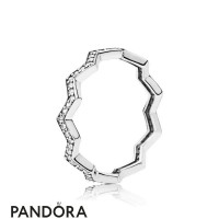 Women's Pandora Shimmering Zig Zag Ring Jewelry Women's Pandora Shimmering Zig Zag Ring Jewelry