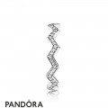 Women's Pandora Shimmering Zig Zag Ring Jewelry