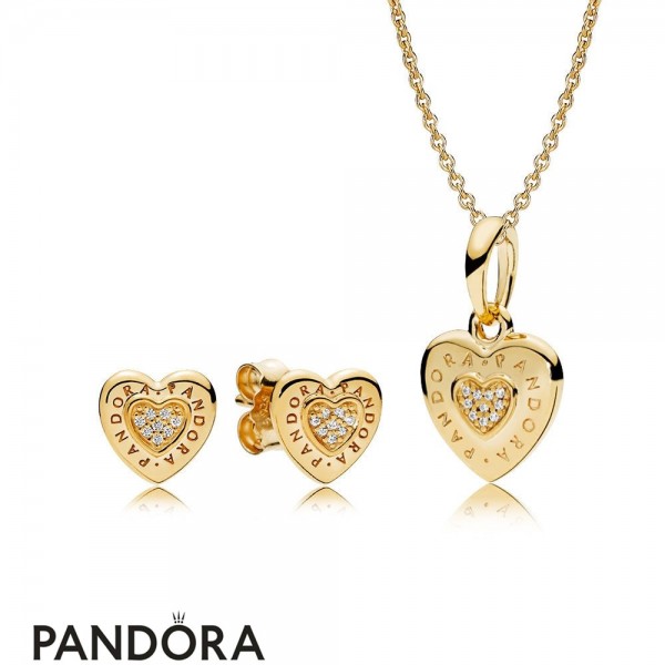 Pandora Shine Logo Hearts Gift Set Jewelry