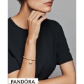 Pandora Shine Moments Smooth Bracelet With Pandora Signature Padlock Clasp Jewelry