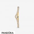 Pandora Shine Sparkling Wishbone Ring Jewelry