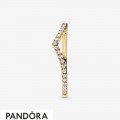 Pandora Shine Sparkling Wishbone Ring Jewelry