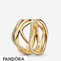 Pandora Shine Swirling Lines Ring Jewelry