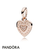 Pandora Signature Heart Pendant Pandora Rose Jewelry Pandora Signature Heart Pendant Pandora Rose Jewelry