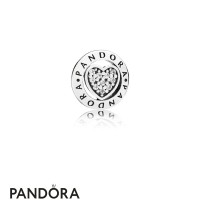 Women's Pandora Signature Heart Petite Charm Jewelry Women's Pandora Signature Heart Petite Charm Jewelry
