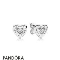 Pandora Signature Heart Stud Earrings Jewelry Pandora Signature Heart Stud Earrings Jewelry