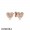 Pandora Signature Heart Stud Earrings Pandora Rose Jewelry