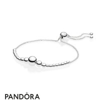 Women's Pandora Sliding Bracelet In Silver Thread Of Pearls Jewelry Women's Pandora Sliding Bracelet In Silver Thread Of Pearls Jewelry