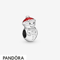 Women's Pandora Snowman And Santa Hat Charm Jewelry Women's Pandora Snowman And Santa Hat Charm Jewelry
